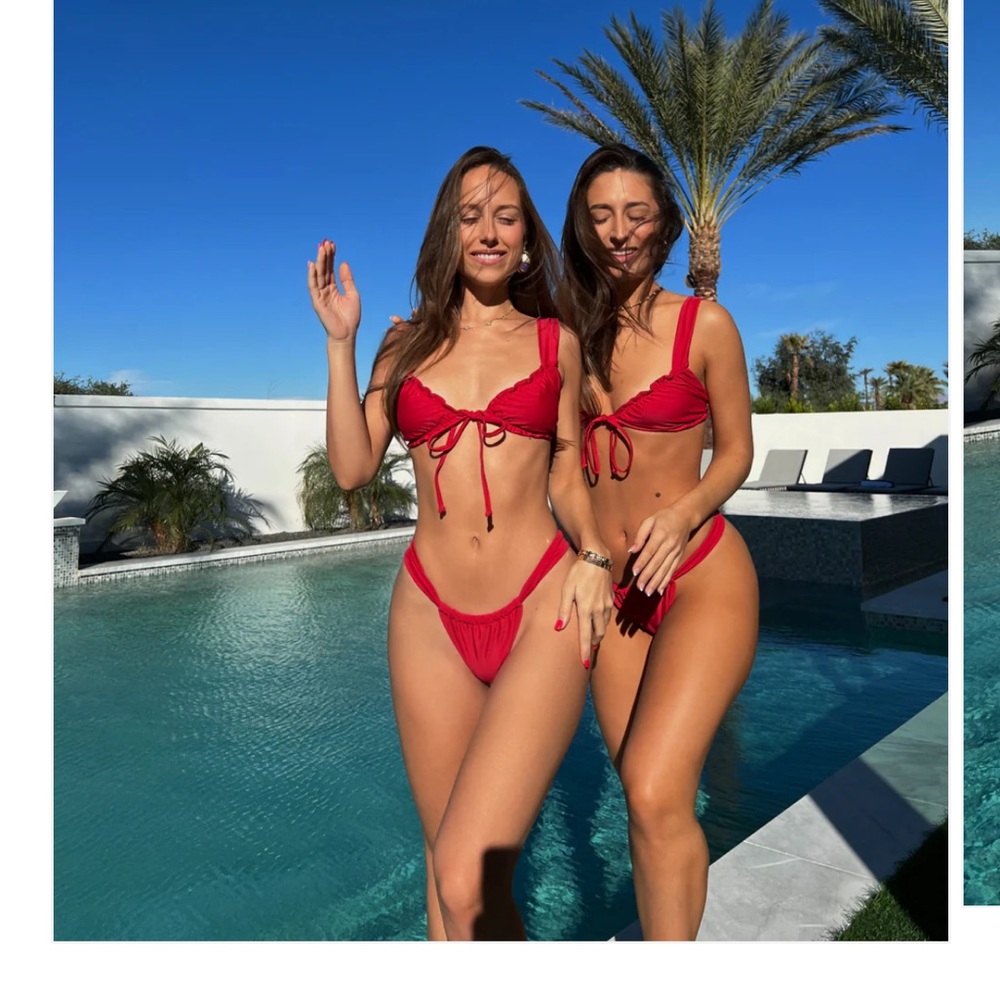 Strawberry Milk Mob Red Bikini Swimwear